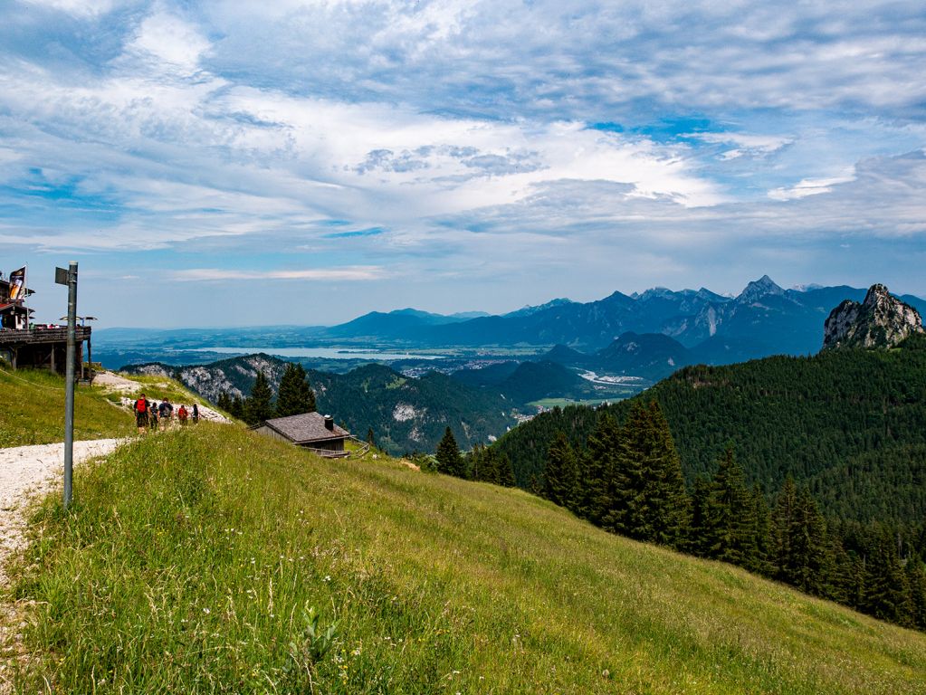 Die Aussicht - Die Aussicht auf das Tal und die Allgäuer Berge ist herrlich. - © alpintreff.de - Christian Schön